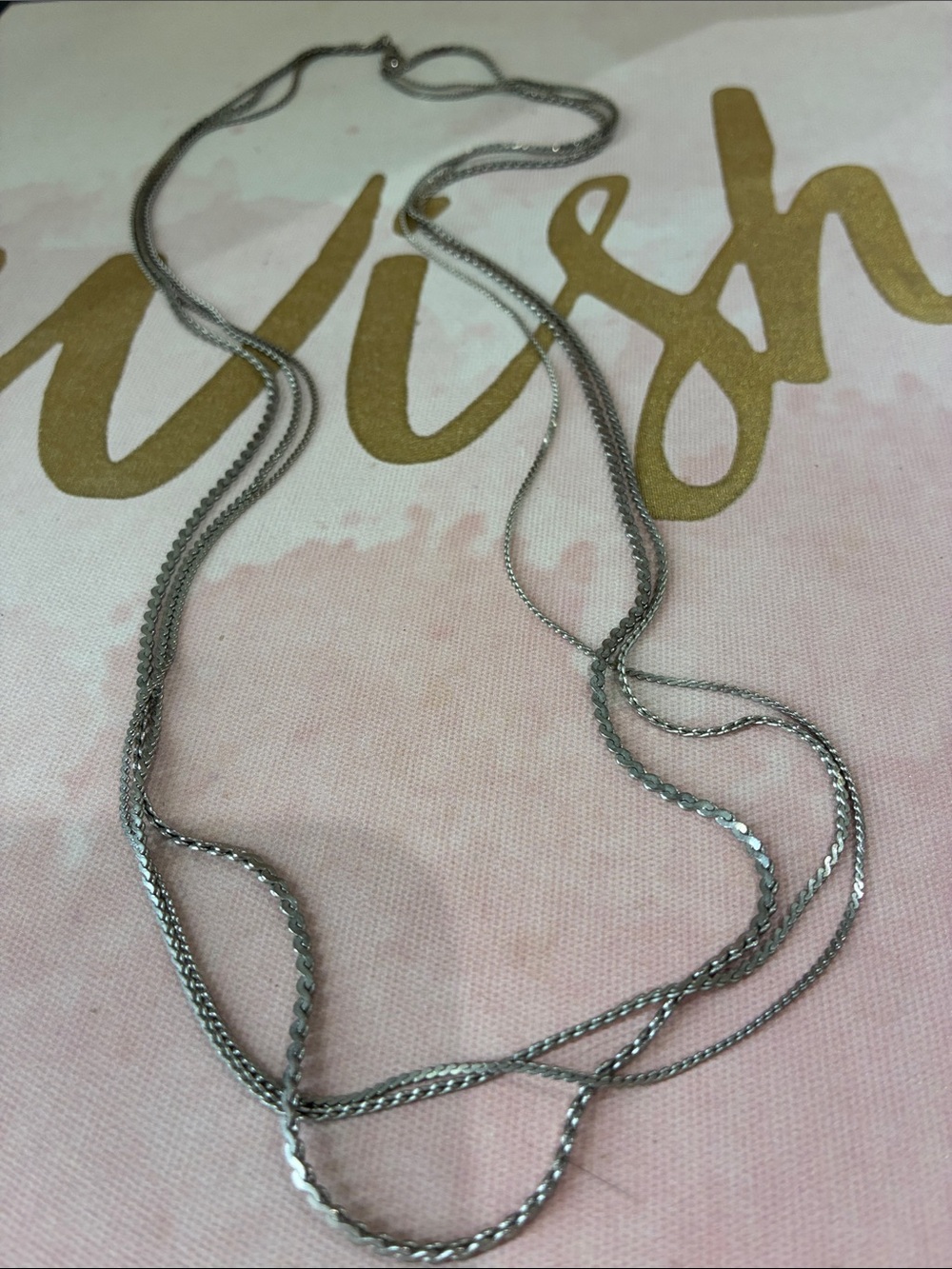 Silver Multi-Strand Women’s Necklace